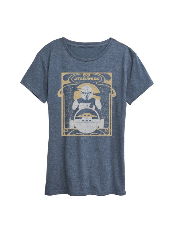 - The Mandalorian Mando Celestial Women's Short Sleeve Graphic T-Shirt