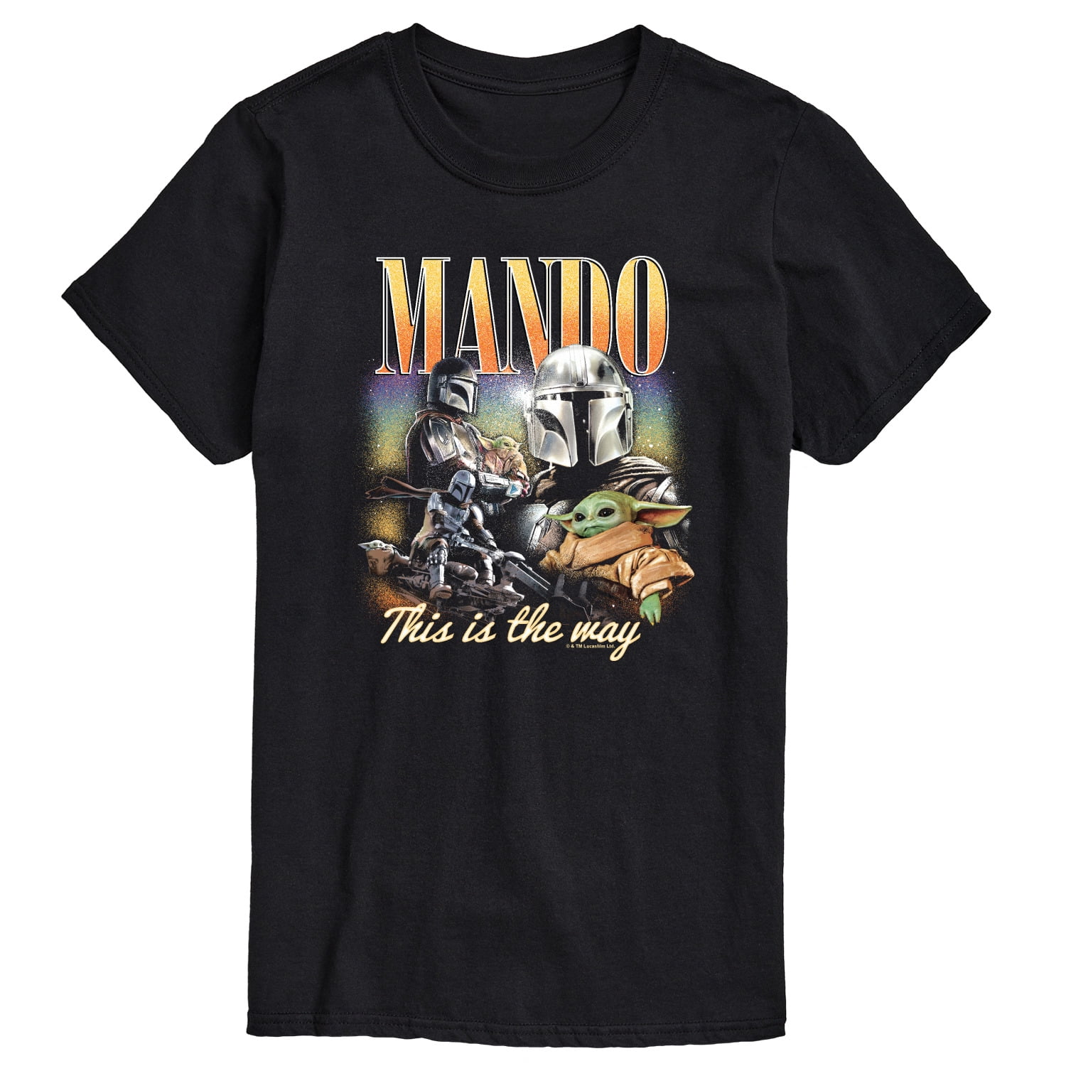 Star Wars - The Mandalorian Mando Collage - Men's Short Sleeve Graphic ...
