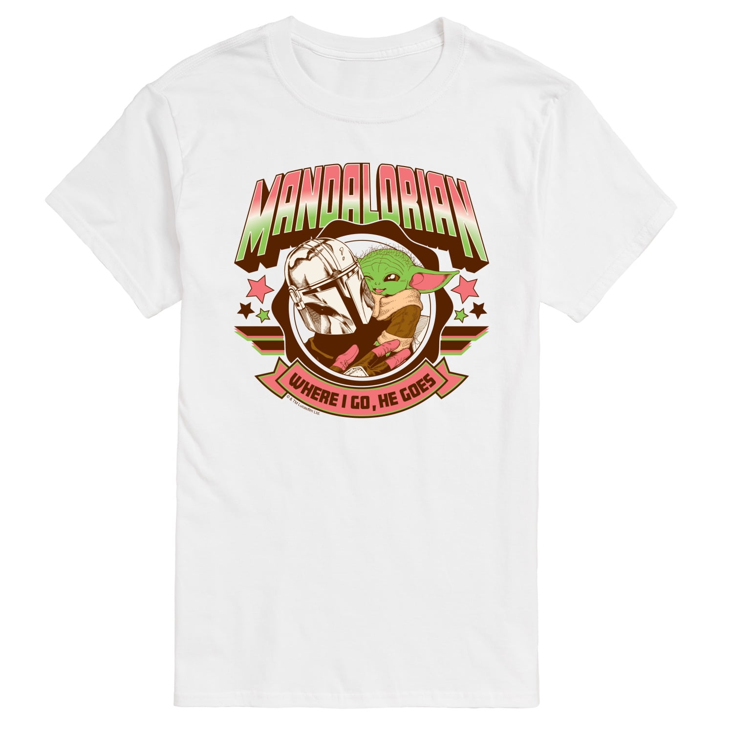 Star Wars - The Mandalorian Mando Collegiate - Men's Short Sleeve ...