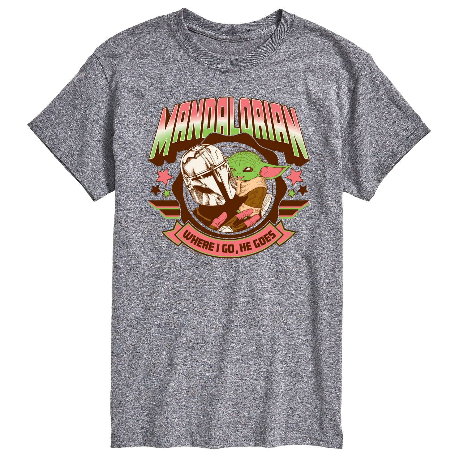 Star Wars - The Mandalorian Mando Collegiate - Men's Short Sleeve ...