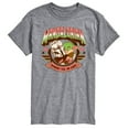 thumbnail image 1 of Star Wars - The Mandalorian Mando Collegiate - Men's Short Sleeve Graphic T-Shirt, 1 of 5