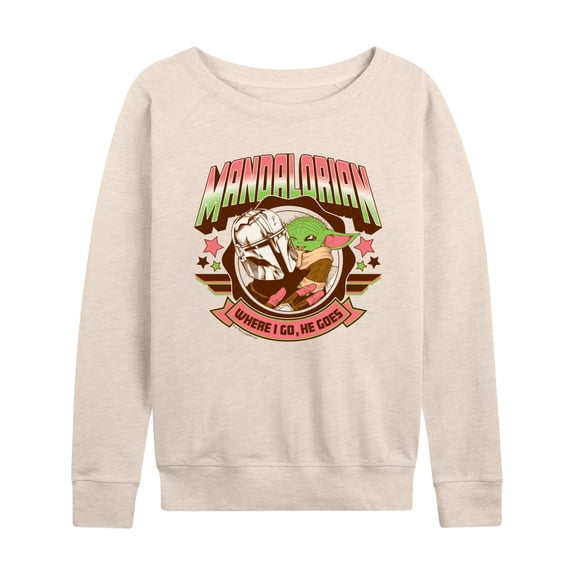 Star Wars - The Mandalorian Mando Collegiate  - Wo Men's French Terry Long Sleeve Pullover