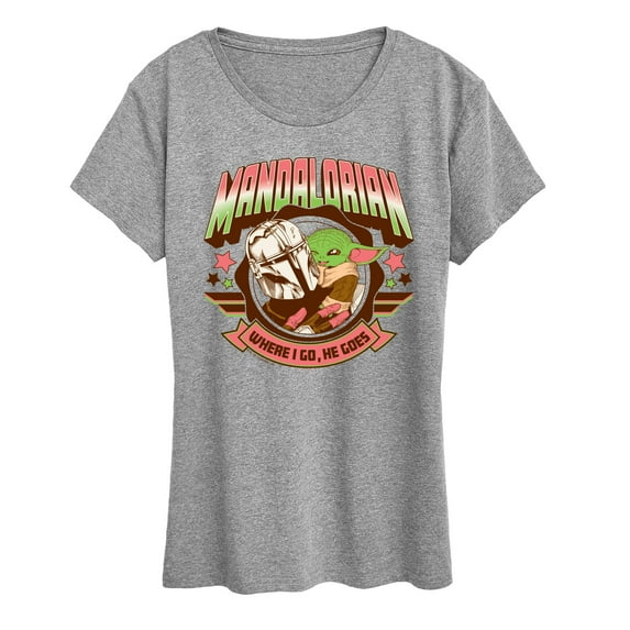 Star Wars - The Mandalorian Mando Collegiate - Wo Men's Short Sleeve Graphic T-Shirt
