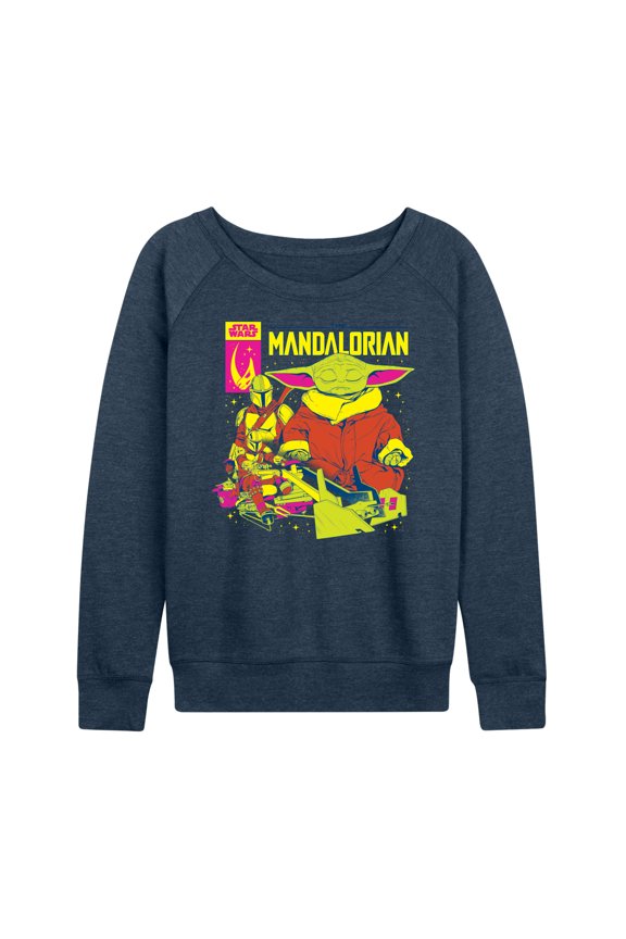 - The Mandalorian Mando Cover - Wo Men's French Terry Long Sleeve Pullover
