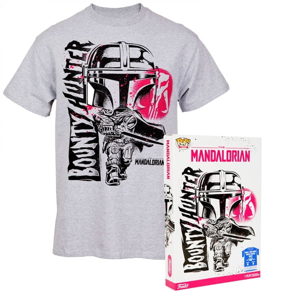 Boxed Pop! Tee: The Mandalorian - Mando