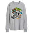 thumbnail image 1 of Star Wars - The Mandalorian Mando Grogu Stickers - Men's Long Sleeve Graphic T-Shirt, 1 of 5