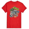 thumbnail image 1 of Star Wars - The Mandalorian Mando Grogu Stickers - Men's Short Sleeve Graphic T-Shirt, 1 of 4