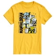thumbnail image 1 of Star Wars - The Mandalorian Mando Helmet Grid - Men's Short Sleeve Graphic T-Shirt, 1 of 5