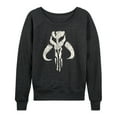 thumbnail image 1 of Star Wars - The Mandalorian Mando Icon  - Wo Men's French Terry Long Sleeve Pullover, 1 of 5