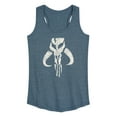 thumbnail image 1 of Star Wars - The Mandalorian Mando Icon - Wo Men's Racerback Graphic Tank Top, 1 of 4