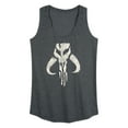 thumbnail image 1 of Star Wars - The Mandalorian Mando Icon - Wo Men's Racerback Graphic Tank Top, 1 of 4