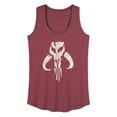 thumbnail image 1 of Star Wars - The Mandalorian Mando Icon - Wo Men's Racerback Graphic Tank Top, 1 of 4