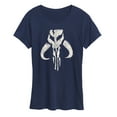 thumbnail image 1 of Star Wars - The Mandalorian Mando Icon  - Wo Men's Short Sleeve Graphic T-Shirt, 1 of 4