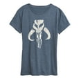 thumbnail image 1 of Star Wars - The Mandalorian Mando Icon  - Wo Men's Short Sleeve Graphic T-Shirt, 1 of 5