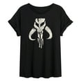 thumbnail image 1 of Star Wars - The Mandalorian Mando Icon  - Womens Oversized Graphic T-Shirt, 1 of 5