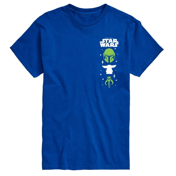 Star Wars - The Mandalorian Mando Icons - Men's Short Sleeve Graphic T-Shirt