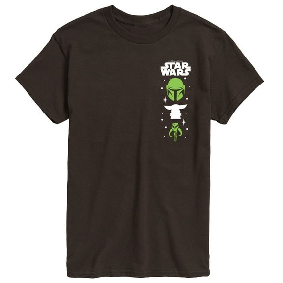 Star Wars - The Mandalorian Mando Icons - Men's Short Sleeve Graphic T-Shirt