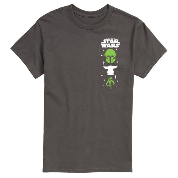 Star Wars - The Mandalorian Mando Icons - Men's Short Sleeve Graphic T-Shirt