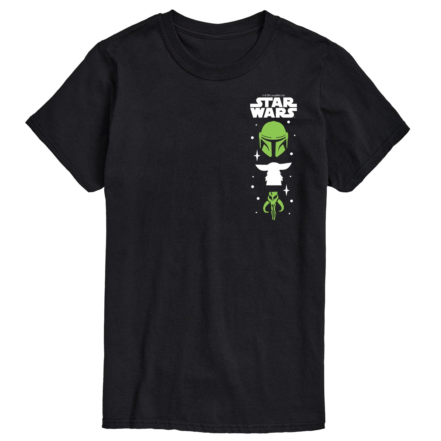 Star Wars - The Mandalorian Mando Icons - Men's Short Sleeve Graphic T ...