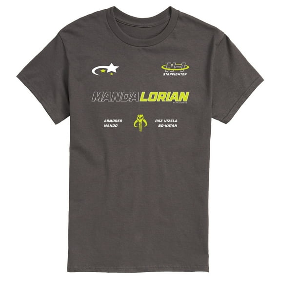 Star Wars - The Mandalorian Mando Jersey  - Men's Short Sleeve Graphic T-Shirt