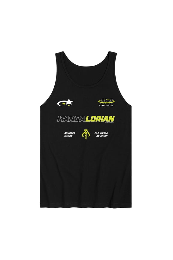 - The Mandalorian Mando Jersey - Men's Sleeveless Graphic Tank