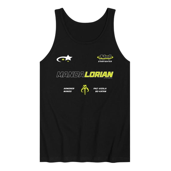 Star Wars - The Mandalorian Mando Jersey - Men's Sleeveless Graphic Tank