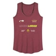 thumbnail image 1 of Star Wars - The Mandalorian Mando Jersey - Wo Men's Racerback Graphic Tank Top, 1 of 4
