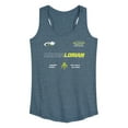 thumbnail image 1 of Star Wars - The Mandalorian Mando Jersey - Wo Men's Racerback Graphic Tank Top, 1 of 4