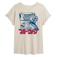 thumbnail image 1 of Star Wars - The Mandalorian Mando Manga Panel - Womens Oversized Graphic T-Shirt, 1 of 4