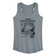 thumbnail image 1 of Star Wars - The Mandalorian Mando Manga - Wo Men's Racerback Graphic Tank Top, 1 of 4
