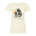 thumbnail image 1 of Star Wars - The Mandalorian Mando Marker Concept  - Juniors Fitted Short Sleeve Graphic T-Shirt, 1 of 4