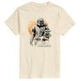 thumbnail image 1 of Star Wars - The Mandalorian Mando Marker Concept  - Men's Short Sleeve Graphic T-Shirt, 1 of 4