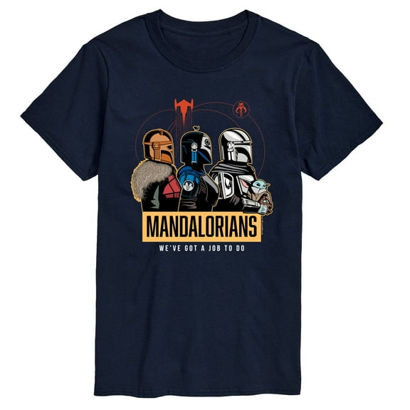 Star Wars - The Mandalorian Mando Space - Men's Short Sleeve Graphic T-Shirt