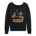 thumbnail image 1 of Star Wars - The Mandalorian Mando Space  - Wo Men's French Terry Long Sleeve Pullover, 1 of 4