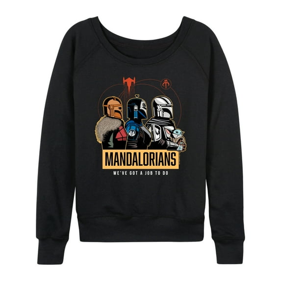 Star Wars - The Mandalorian Mando Space - Wo Men's French Terry Long Sleeve Pullover