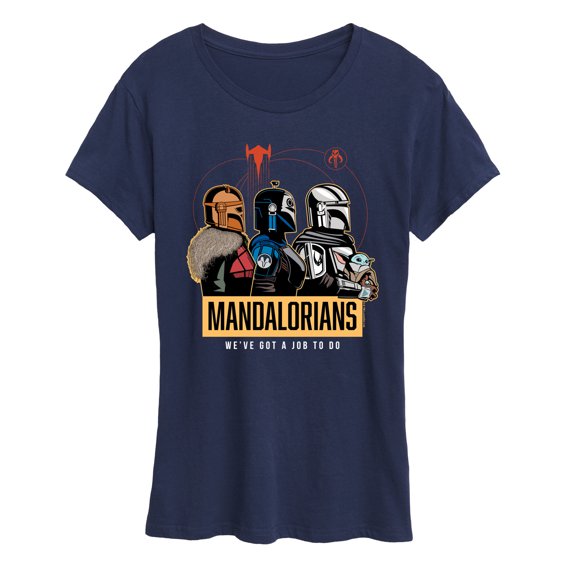 Star Wars - The Mandalorian Mando Space - Wo Men's Short Sleeve Graphic T-Shirt