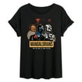 thumbnail image 1 of Star Wars - The Mandalorian Mando Space  - Womens Oversized Graphic T-Shirt, 1 of 4