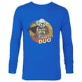 thumbnail image 1 of Star Wars The Mandalorian Mando and Grogu Perfect Duo - Long Sleeve T-Shirt for Men - Customized-Navy, 1 of 5