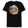 thumbnail image 1 of Star Wars The Mandalorian Mando and Grogu Perfect Duo - Short Sleeve Blended T-Shirt for Adults - Customized-Black, 1 of 5