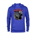 thumbnail image 1 of Star Wars The Mandalorian Mando and the Child Retro - Pullover Hoodie for Adults - Customized-Royal Heather, 1 of 5