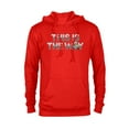 thumbnail image 1 of Star Wars The Mandalorian Mando & the Child This Is The Way - Pullover Hoodie for Adults - Customized-Red Heather, 1 of 5
