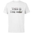 thumbnail image 1 of Star Wars The Mandalorian Mando & the Child This Is The Way - Short Sleeve Cotton T-Shirt for Adults - Customized-White, 1 of 5