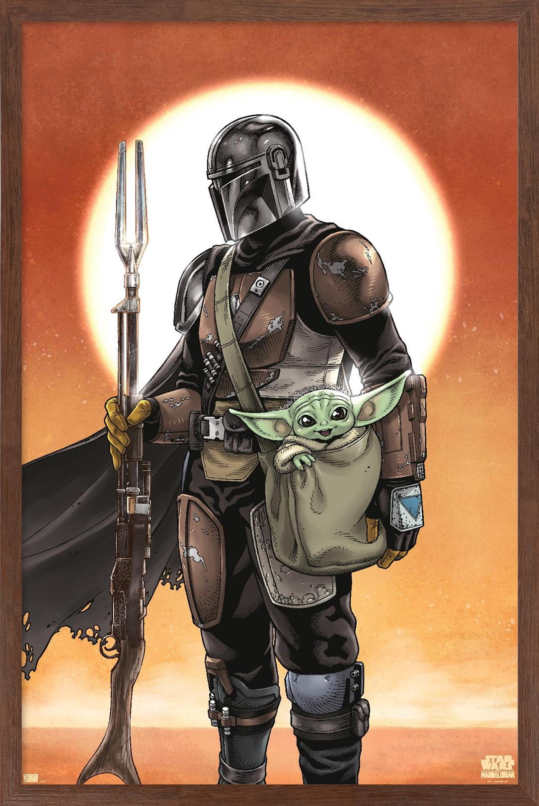 Star Wars: The Mandalorian - Manga Duo Wall Poster, 22.375