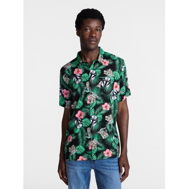 Star Wars The Mandalorian Men's and Big Men's Button Shirt, Sizes XS-5XL