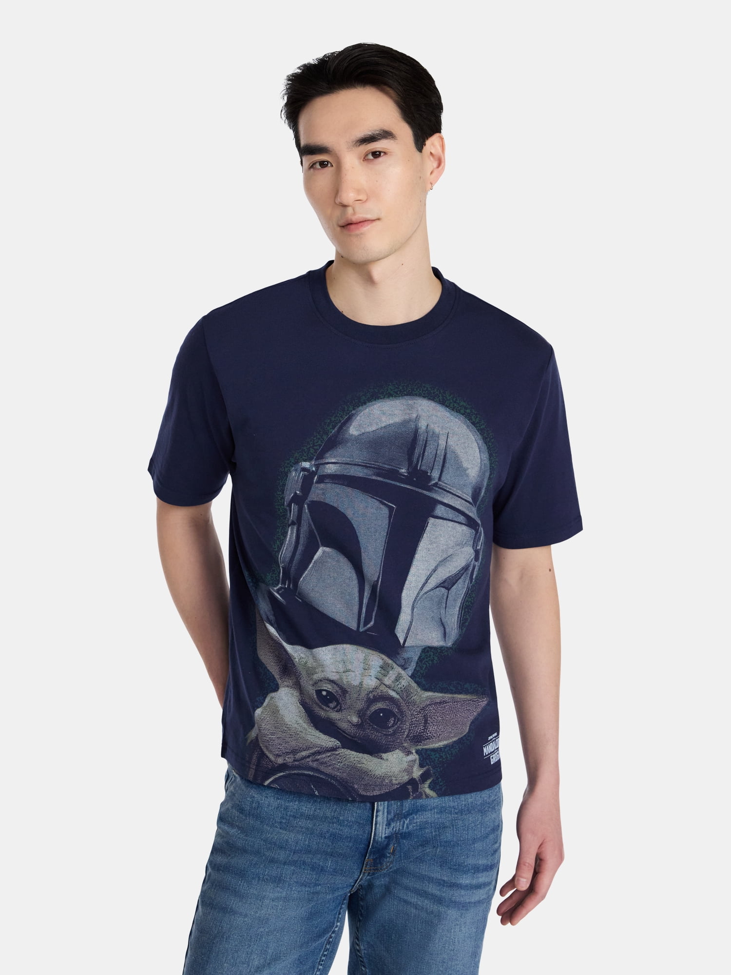 Star Wars The Mandalorian Men's and Big Men's Graphic Tee, Sizes XS-3XL