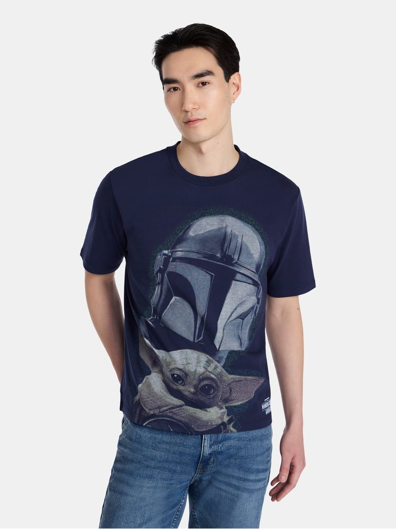Star Wars The Mandalorian Men's and Big Men's Graphic Tee, Sizes