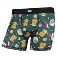thumbnail image 1 of Star Wars The Mandalorian Men's Grogu Baby Yoda Christmas Holiday Boxer Briefs Underwear, 1 of 6