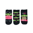 thumbnail image 1 of Star Wars The Mandalorian, Mother's Day Women's No-Show Socks, 3-Pack, Size 4-10, 1 of 5