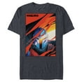 thumbnail image 1 of Star Wars The Mandalorian Mural - Short Sleeve Blended T-Shirt for Adults - Customized-Navy Heather, 1 of 5