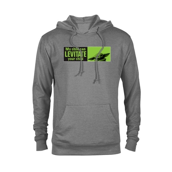 Star Wars The Mandalorian My Child Can Levitate Your Child - Pullover Hoodie for Adults - Customized-Athletic Heather